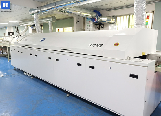AC 380V 8 Zones SMT Reflow Oven Equipment Lead Free PLC PC Control