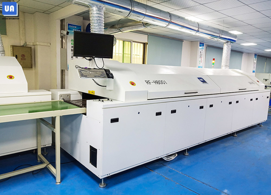 AC 380V 8 Zones SMT Reflow Oven Equipment Lead Free PLC PC Control
